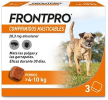 FrontPro Masticables Antiparasitario 4-10 Kg Caja 3 Unidades