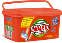 Lavavajillas Maquina 100 Uds Todo En Uno Largarto