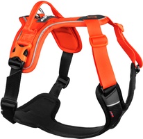 Arnes perro Ramble harness negro/naranja