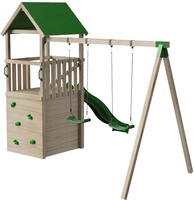 Parque Infantil Tibidabo Lona L Casita y Rampa de Escalada Columpio Doble