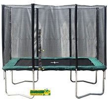 Cama elastica Mas Games Deluxe rectangular L con red y escalera 2021