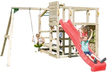 Parque Infantil Crossfit XL con Tobogan y Columpio Individual