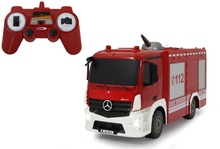 Camion Bomberos Radio Control Bomberos TLF con Función de Rociado Mercedes-Benz Antos 1:26 2,4GHz Camion Bomberos Radio Control Bomberos TLF con Función de Rociado Mercedes-Benz Antos 1:26 2,4GHz
