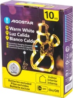 Adorno Navidad Figura Luz Mu�eco de Nieve con Ventosa