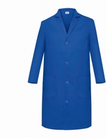 Bata Trabajo Caballero Algodon Azulina Talla 62