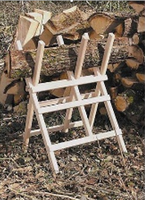 Caballete de Madera Grande 3 Brazos