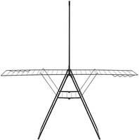 Tendedero Hangon con Alas y Barra 25m Negro 