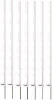 Pack 50 Unidades Poste Pastor Plastico Blanco 105 cm Pack 50 Unidades Poste Pastor Plastico Blanco 105 cm