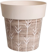 Maceta Melisa Redonda Iml Natural � 25 cm