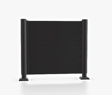 Pantalla Privacidad 90x150 Gris Oscuro