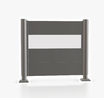 Pantalla Privacidad Con Panel 180x150