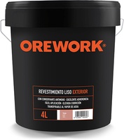 Revestimento Liso Color Teja Orework 4 L
