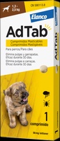 AdTab Comprimidos Masticables Antiparasitarios Perros 1,3 - 2,5 Kg