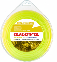 Hilo Desbrozadora Nylon Cuadrado Flash 3mm 50 Metros