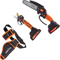Altuna Kit de Poda a Bateria de Titanio - Motosierra a Bateria + Tijeras de Podar Electricas + Maletin Funda Altuna Kit de Poda a Bateria de Titanio - Motosierra a Bateria + Tijeras de Podar Electricas + Maletin Funda