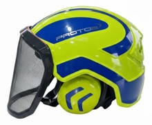Casco Protos Integral Arborist Amarillo Neon/Azul Casco Protos Integral Arborist Amarillo Neon/Azul