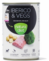 Lata Perro Natura Diet Dog Iberico & Vegs 400g
