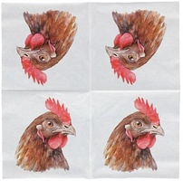 Servilletas Papel Pollo 33x33 cm 20uds