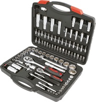Malet�n de herramientas Ratio 95 piezas con carracas de 1/4 y 1/2 pulgadas