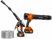 Pack limpieza Altuna AH02 hidrolimpiadora + soplador AS01 con bater�as y cargadores