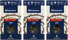 Pack 3 cadenas de motosierra Husqvarna X-CUT C85 68 eslabones � 3/8 � 1,5 mm
