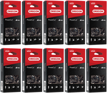 Pack 10 cadenas de motosierra Oregon PowerCut 73EXL 68 eslabones � 3/8 � 1,5 mm