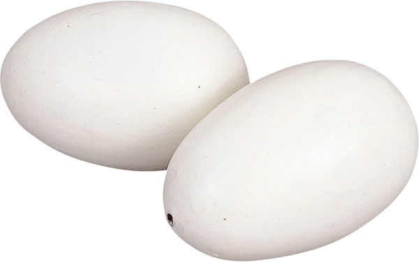 Huevo Falso Madera Gallinas