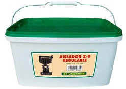 Aislador Z-9 Regulable para Cinta- Cubo 50 unidades
