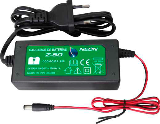 Cargador de Baterias Pastor Electrico Z-50 Clavija Jack