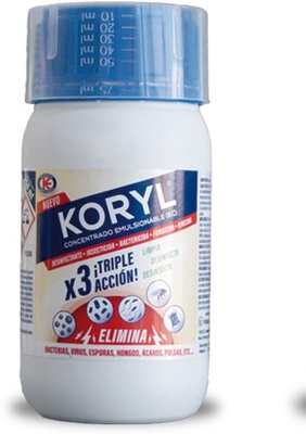 Insecticida acaricida Desinfectante Koryl 250 ml
