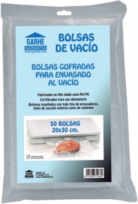 Paquete 50 Bolsas Gofrada Envasado Al Vacio 20x40 cm Paquete 50 Bolsas Gofrada Envasado Al Vacio 20x40 cm