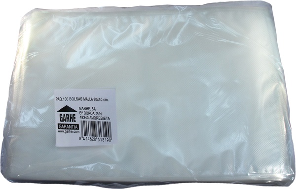 Paquete 100 Bolsas Gofrada Envasado Al Vacio 30x40 cm 