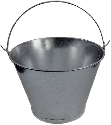 Cubo Conico Galvanizado 9