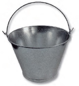 Cubo Conico Galvanizado 8