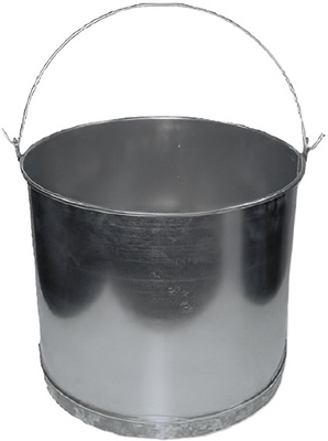 Cubo Recto Galvanizado 11