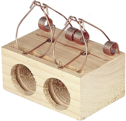 Ratonera Madera 2 Agujeros