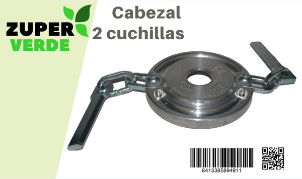 Cabezal Desbrozadoras Maxi 2 Cadenas con Cuchillas