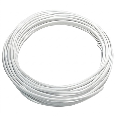 Alambre Plastificado Blanco 10 Metros