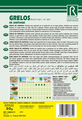 Semilla Grelo de Santiago 250 gr