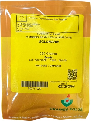 Semilla Judia Goldmarie 250 Unidades