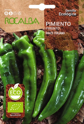 Semilla Ecologica Pimiento Dulce Italiano
