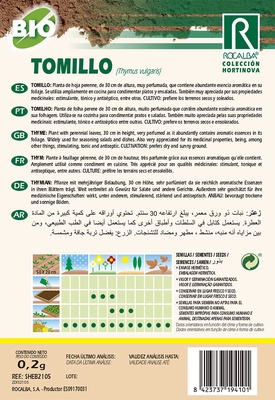 Semilla Ecologica Tomillo