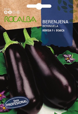 Semilla Profesional Berenjena Hibrida F1 Bonica