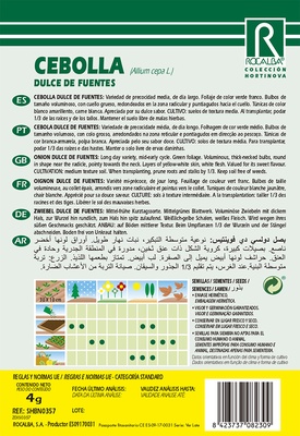Semilla Cebolla Dulce de Fuentes