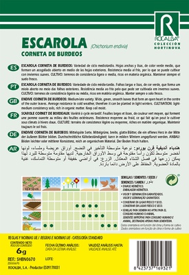 Semilla Escarola Corneta de Burdeos