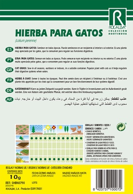 Semilla Hierba para Gatos