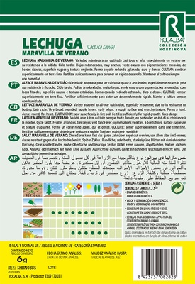 Semilla Lechuga Maravilla de Verano