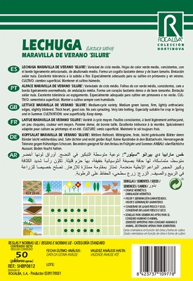 Semilla Lechuga Maravilla de Verano Silure