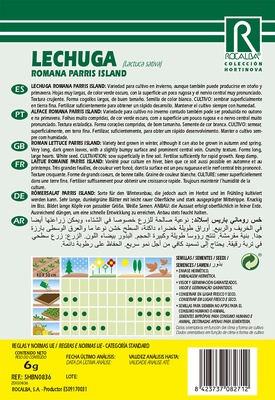 Semilla Lechuga Romana Parris Island