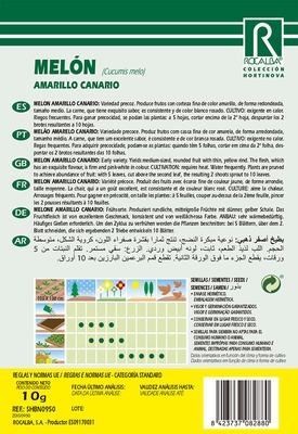 Semilla Melon Amarillo Canario